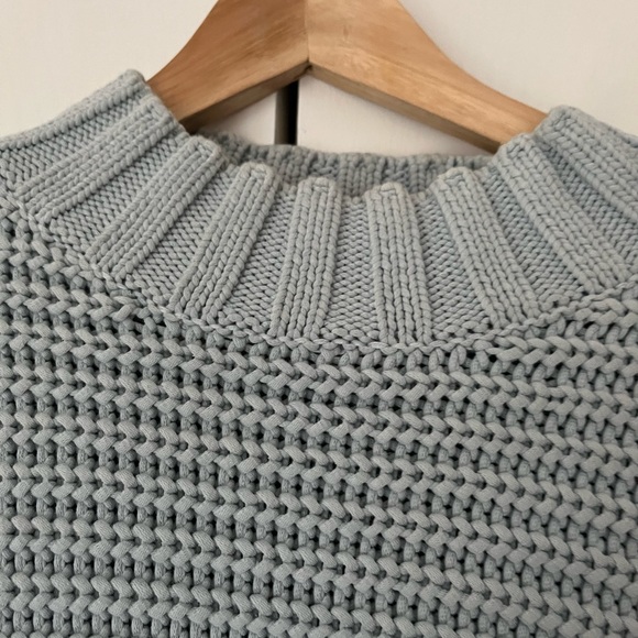 Baby Blue Chunky Knit Journal Standard Sweater - Picture 3 of 4